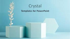  Presentation with hexagon - Cool new PPT layouts with abstract-background-with-hexagon-shape backdrop and a light blue colored foreground