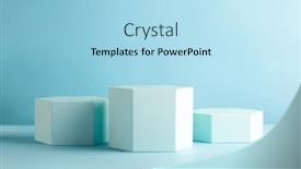  Presentation with hexagon - Cool new PPT layouts with abstract-background-with-hexagon-shape backdrop and a light blue colored foreground