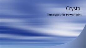  Presentation with abstract blue technology - Cool new presentation with abstract background with horizontal lines backdrop and a teal colored foreground