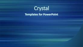  Presentation with abstract blue technology - Presentation design having abstract background with horizontal lines background and a ocean colored foreground