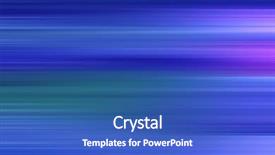  Presentation with blue abstract wavy lines - Theme featuring abstract background with horizontal lines background and a cobalt blue colored foreground