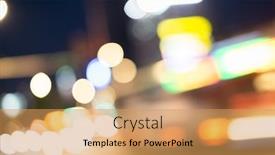  Presentation with traffic light - Presentation design enhanced with abstract-background-with-traffic-light background and a yellow colored foreground