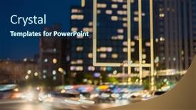  Presentation with traffic light - PPT layouts consisting of abstract-background-with-traffic-light background and a navy blue colored foreground