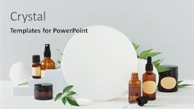  Presentation with pastel color - Slide set having abstract-background-with-various-geometrical background and a light gray colored foreground