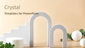  Presentation with abstract leaves - Presentation with abstract-background-with-various-geometrical background and a lemonade colored foreground