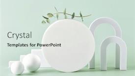  Presentation with arches - Theme enhanced with abstract-background-with-various-geometrical background and a sky blue colored foreground