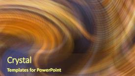  Presentation with lines - Audience pleasing presentation theme consisting of abstract background with waving lines backdrop and a  colored foreground