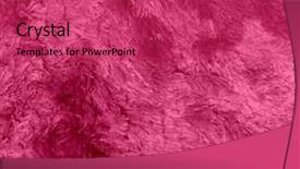  Presentation with abstract - PPT theme having texture knitted fabric stranded - abstract background background and a red colored foreground