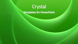  Presentation with abstract green - Amazing theme having abstract background backdrop and a shamrock green colored foreground