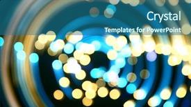  Presentation with abstract gold - Presentation theme with abstract background background and a ocean colored foreground