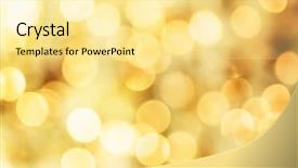  Presentation with abstract gold - Cool new presentation theme with abstract background backdrop and a blonde colored foreground