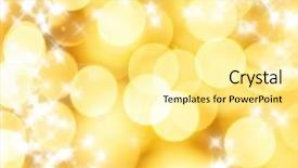  Presentation with party - Presentation design enhanced with abstract background background and a blonde colored foreground