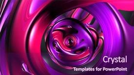 Presentation with format for abstract - Audience pleasing theme consisting of abstract background backdrop and a violet colored foreground