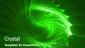  Presentation with journey abstract - Presentation theme with art chaos lines curves - abstract background background and a forest green colored foreground