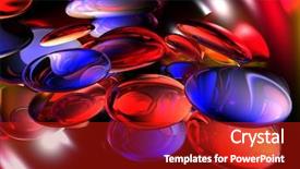  Presentation with red and blue smoke - Beautiful PPT theme featuring abstract backrounds - blue red backround 01 backdrop and a  colored foreground