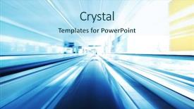  Presentation with futuristic internet of things iot - PPT theme having abstract backrounds - blurred backround of moving futuristic background and a cool aqua colored foreground