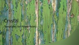  Presentation with subtle blue green - Slide set consisting of abstract backrounds - green and blue peeling paint background and a seafoam green colored foreground