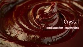  Presentation with hot chocolate - Presentation with abstract backrounds - hot chocolate shot background and a  colored foreground