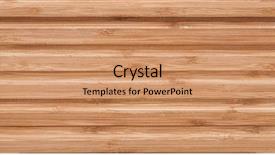  Presentation with bamboo - Slides enhanced with abstract bamboo wooden textured background background and a coral colored foreground