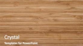 Presentation with bamboo - Colorful PPT theme enhanced with abstract bamboo wooden textured background backdrop and a coral colored foreground