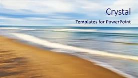  Presentation with ceiling designs abstract architecture white - Presentation theme having abstract beach background and a sky blue colored foreground