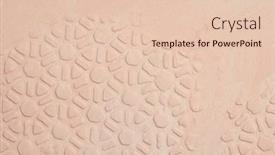  Presentation with color pink - Presentation theme having abstract-beige-and-pink-color background and a lemonade colored foreground