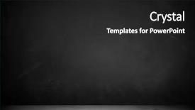 Presentation with floor - Colorful PPT theme enhanced with abstract billboard - empty floor and blank wall backdrop and a dark gray colored foreground