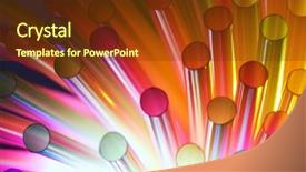  Presentation with laser light colorful abstract - Slides featuring greenhouse at malahide castle in dublin on a sunny day rear view background and a violet colored foreground