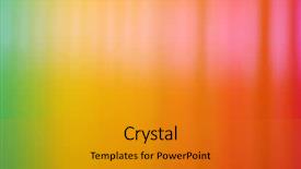  Presentation with ombre art abstract blue - PPT theme featuring abstract blend colors - colorful abstract blur background gradient background and a gold colored foreground