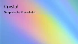  Presentation with rainbow - Presentation featuring abstract blend colors - rainbow background background and a light blue colored foreground