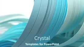  Presentation with blue wave - Theme with abstract-blue-and-turquoise-color background and a ocean colored foreground