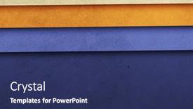  Presentation with abstract blue texture - Presentation theme enhanced with abstract-blue-and-yellow-vintage background and a ocean colored foreground