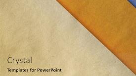  Presentation with abstract blue texture - Presentation design having abstract-blue-and-yellow-vintage background and a soft green colored foreground