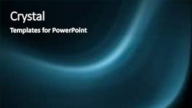  Presentation with abstract wave - PPT theme with abstract blue background beautiful lines background and a black colored foreground