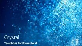  Presentation with blue abstract - Theme with abstract-blue-background-with-floating and a  colored foreground