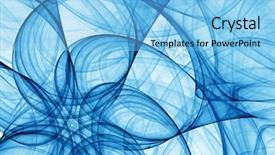  Presentation with blue abstract - Cool new slides with abstract blue background with many backdrop and a light blue colored foreground