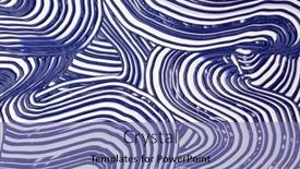  Presentation with abstract blue texture - Slide set featuring abstract-blue-color-acrylic-wave background and a teal colored foreground