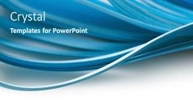  Presentation with blue wave - Slides featuring abstract-blue-color-wave-curl background and a ocean colored foreground