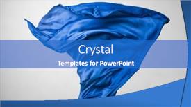  Presentation with motion - Amazing presentation having abstract-blue-fabric-in-motion backdrop and a teal colored foreground
