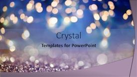  Presentation with blue lights - Colorful PPT layouts enhanced with abstract-blue-glitter-lights-background backdrop and a teal colored foreground