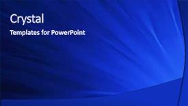  Presentation with abstract light - Amazing PPT theme having abstract blue light source backdrop and a navy blue colored foreground