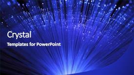  Presentation with light abstract - Slide set consisting of abstract-blue-light-source background and a royal blue colored foreground