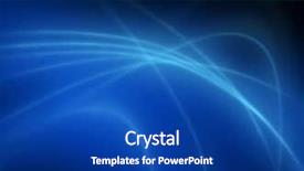  Presentation with abstract light - PPT theme having abstract blue light background and a ocean colored foreground