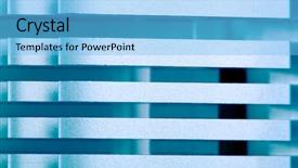  Presentation with blue metallic - Amazing PPT theme having abstract blue metallic heat sink backdrop and a light blue colored foreground