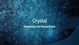  Presentation with blue design - Slide set featuring abstract blue paper background background and a ocean colored foreground