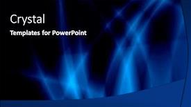  Presentation with blue abstract - Presentation design having abstract blue rays on black background background and a black colored foreground