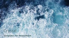  Presentation with abstract blue white - PPT layouts featuring abstract-blue-sea-water background and a light blue colored foreground