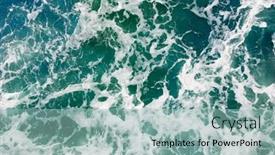  Presentation with water wave - Amazing PPT layouts having abstract-blue-sea-water backdrop and a light blue colored foreground
