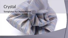 Presentation with blue rose - Presentation with abstract blue silk rose fashion background and a light gray colored foreground
