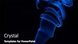  Presentation with black abstract - Slides consisting of abstract-blue-smoke-on-black background and a black colored foreground